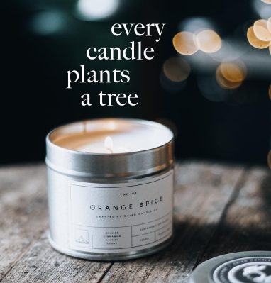 Cairn candle   orange spice