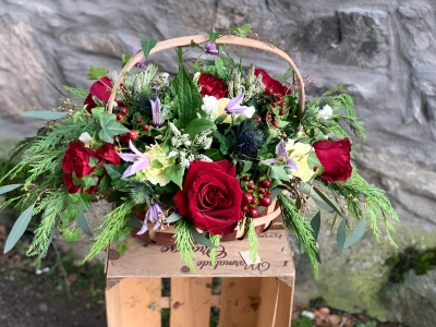Florist Choice Luxury Festive Basket