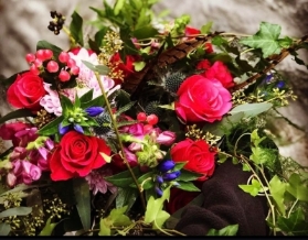 Festive Florist Choice Hand Tie